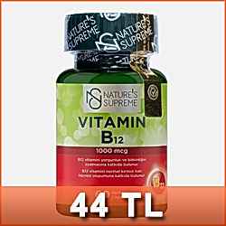 Nature's Supreme Vitamin B12 1000 Mcg 60 Kapsül