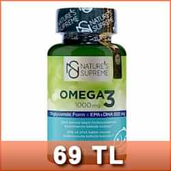 Nature's Supreme Omega 3 1000 Mg 60 Kapsül
